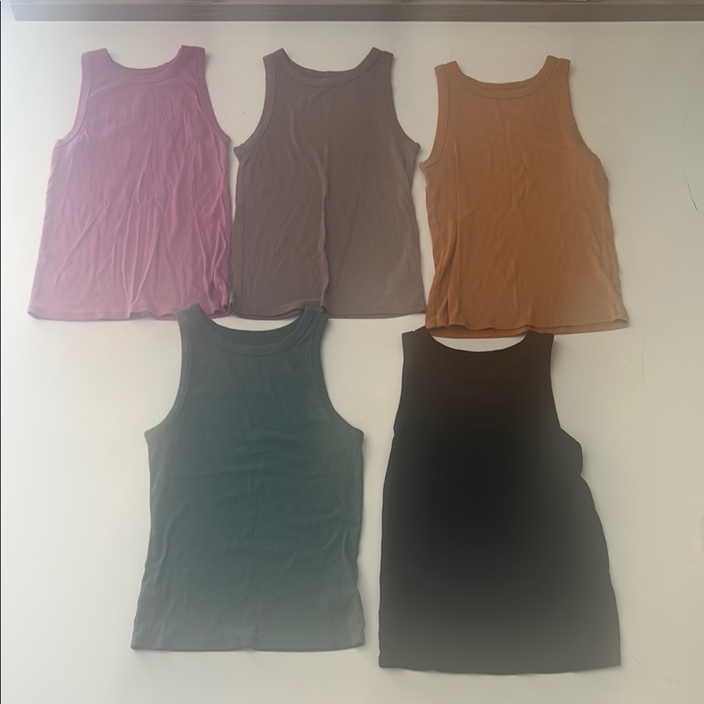 a new day Women's Tank Tops - Pink, Brown, Tan, Green, Black Sz Large
